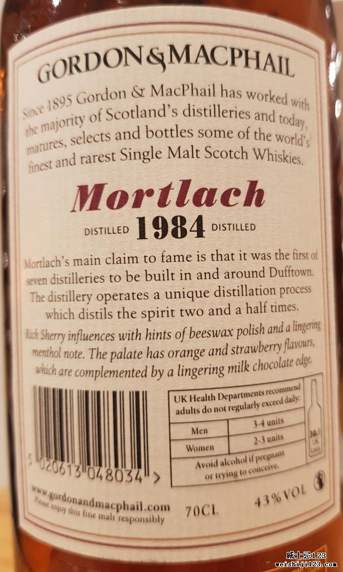 Mortlach 1984 GM