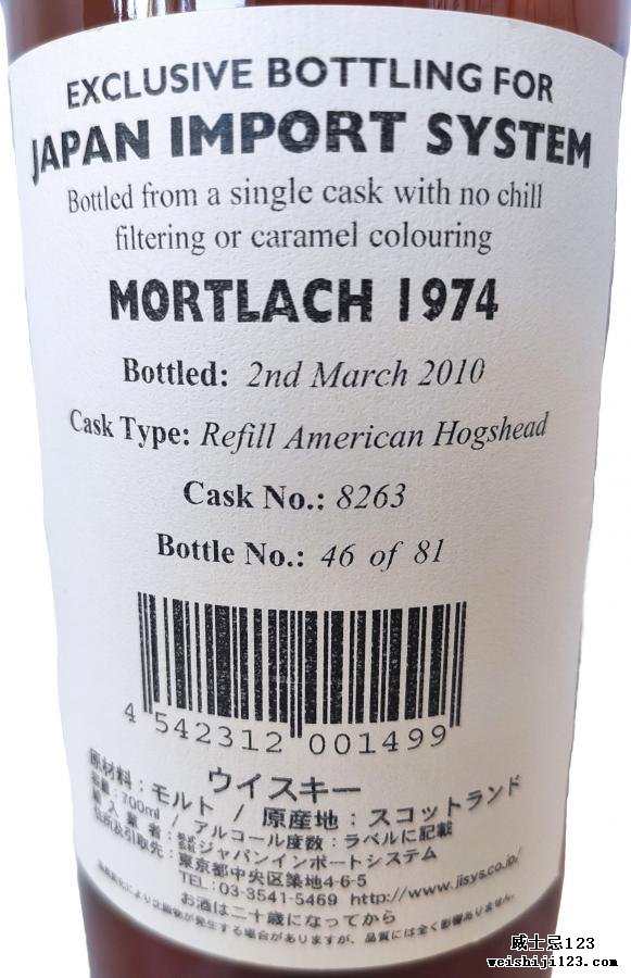 Mortlach 1974 GM