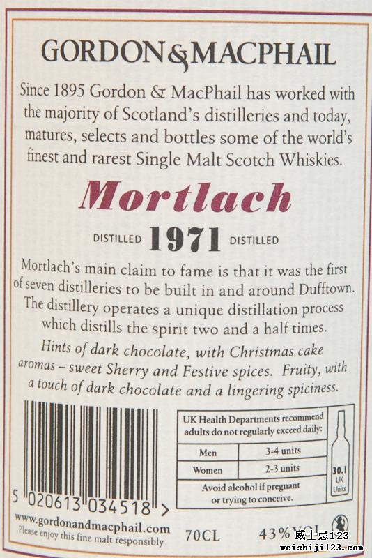 Mortlach 1971 GM