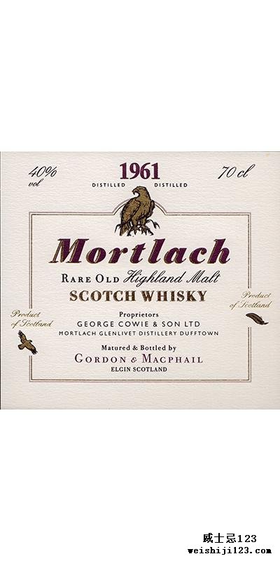 Mortlach 1961 GM