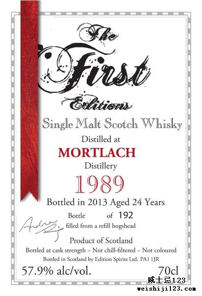 Mortlach 1989 ED