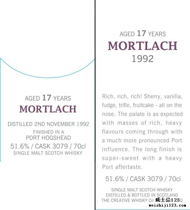 Mortlach 1992 CWC