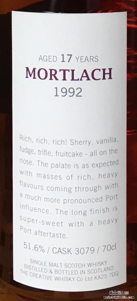 Mortlach 1992 CWC