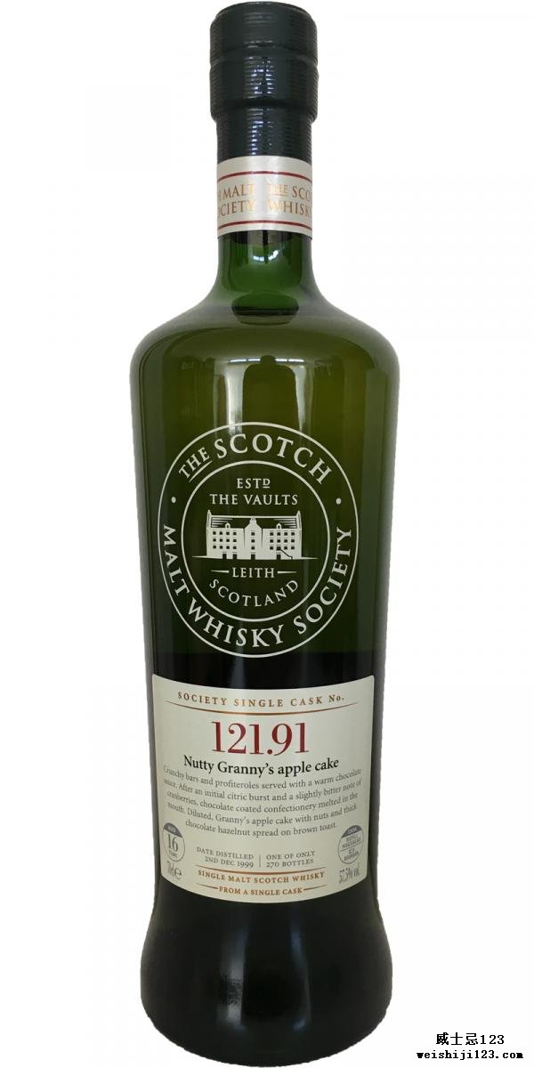 Arran 1999 SMWS 121.91