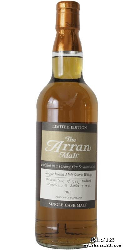 Arran Sauternes Cask