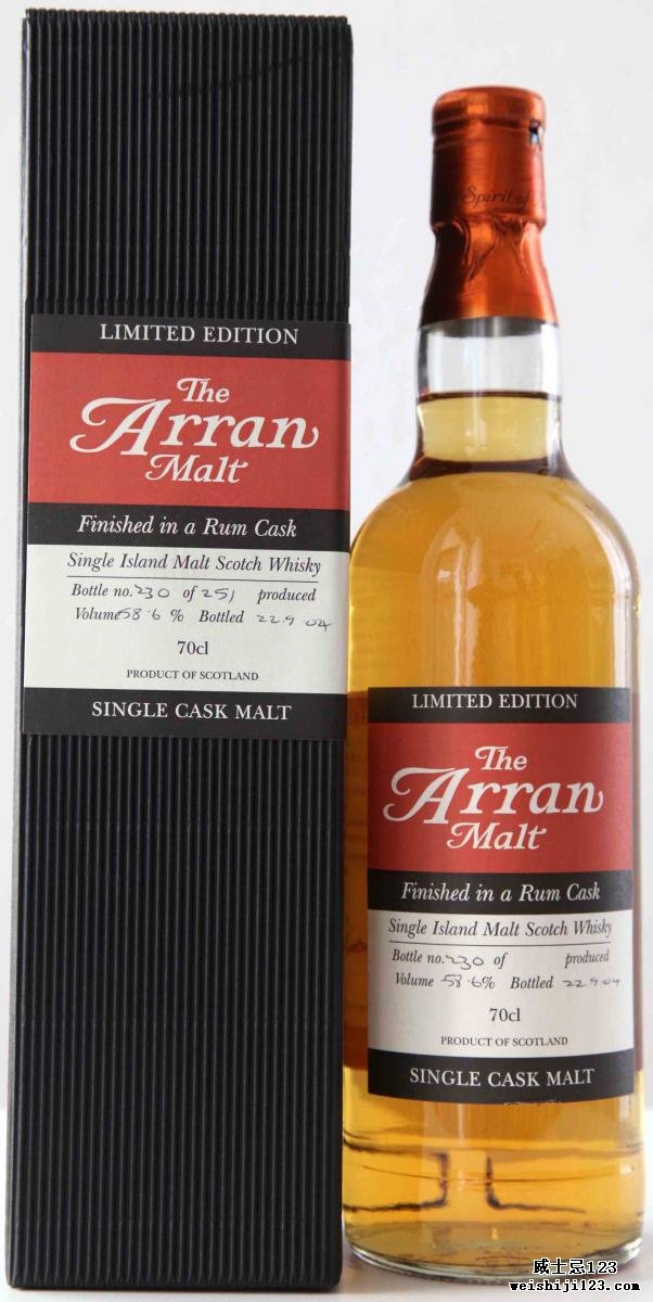 Arran Rum Cask