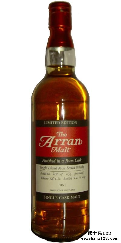 Arran Rum Cask