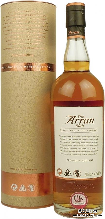 Arran Fino Sherry - Distillery Exclusive