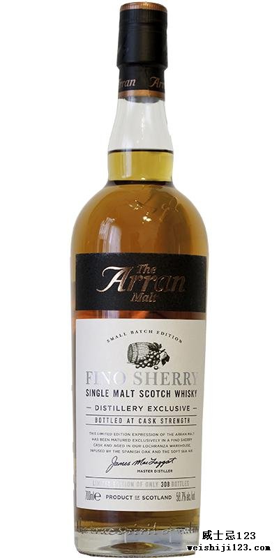 Arran Fino Sherry - Distillery Exclusive