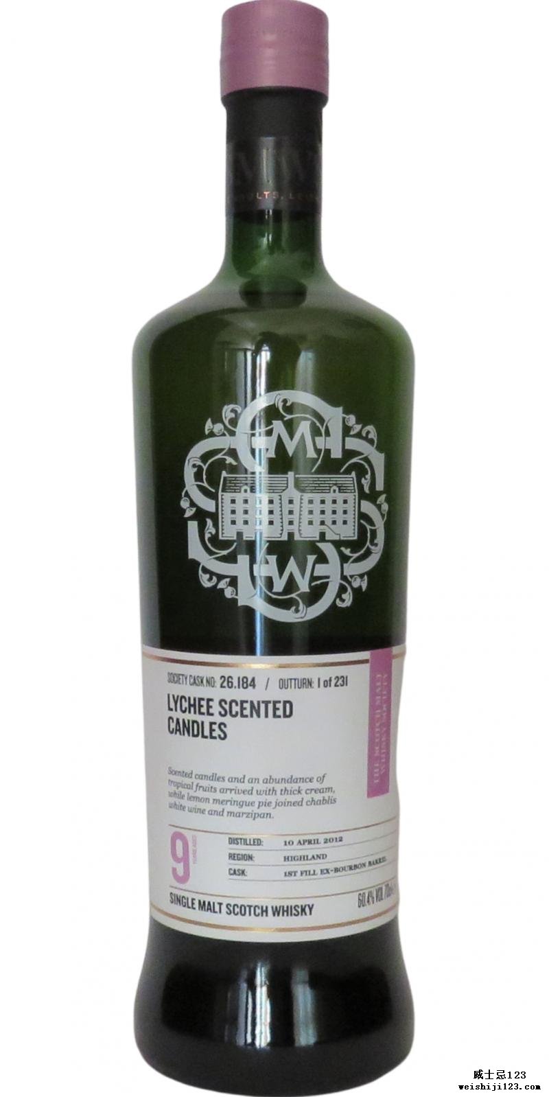 Clynelish 2012 SMWS 26.184