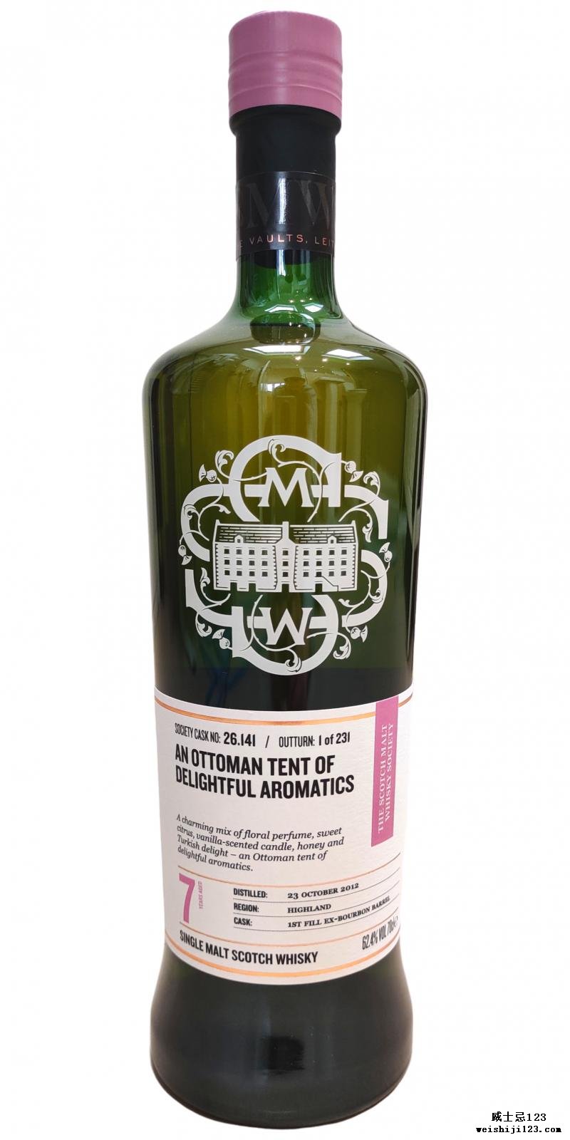 Clynelish 2012 SMWS 26.141