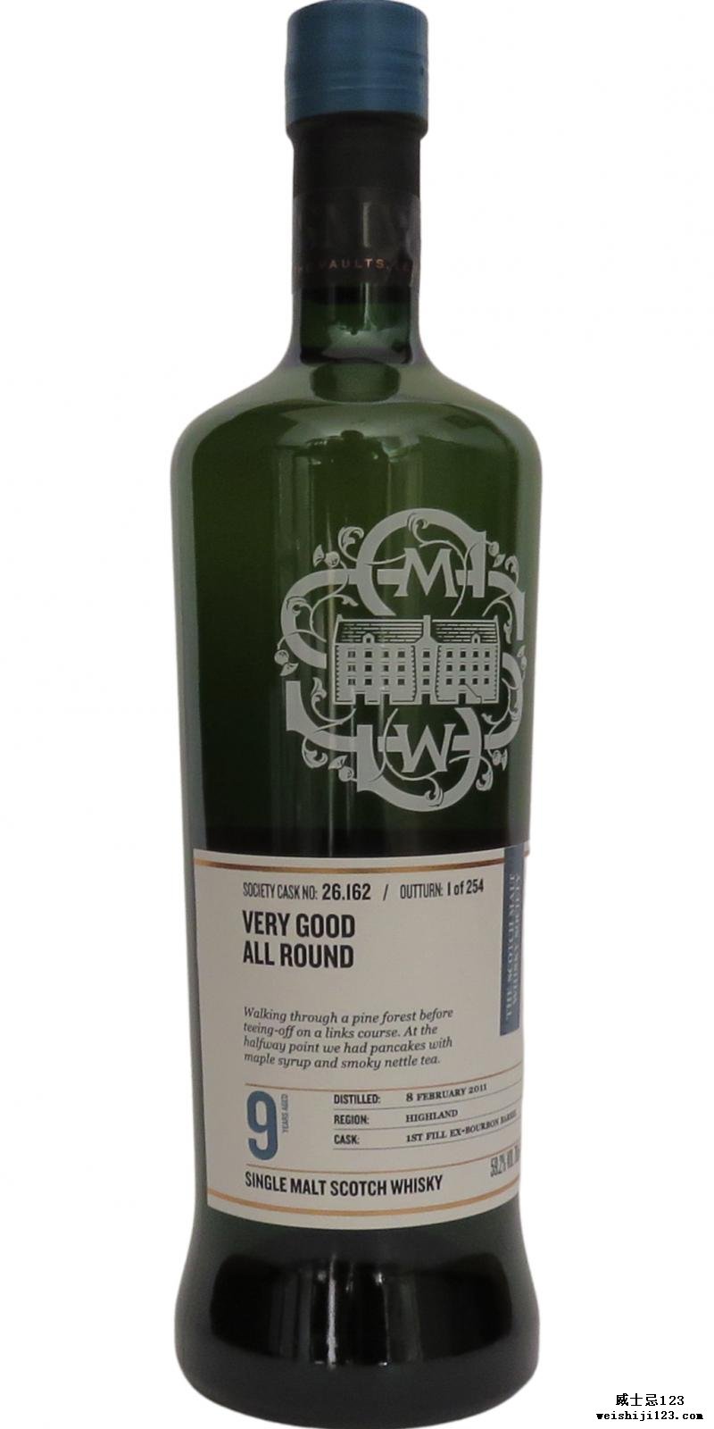 Clynelish 2011 SMWS 26.162