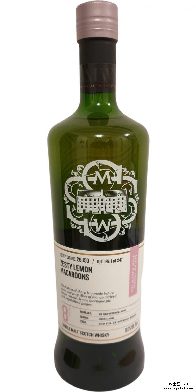 Clynelish 2011 SMWS 26.150