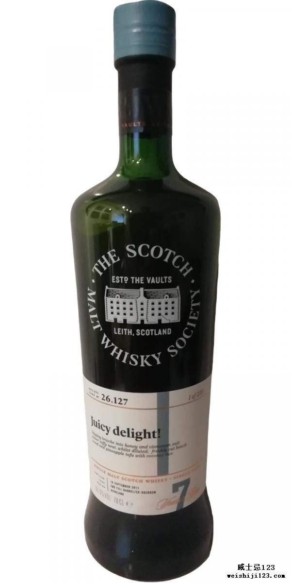 Clynelish 2011 SMWS 26.127