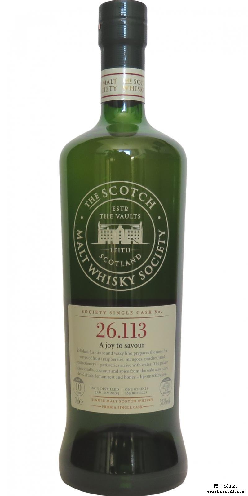 Clynelish 2004 SMWS 26.113