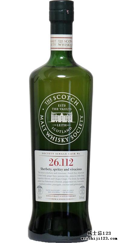 Clynelish 2004 SMWS 26.112