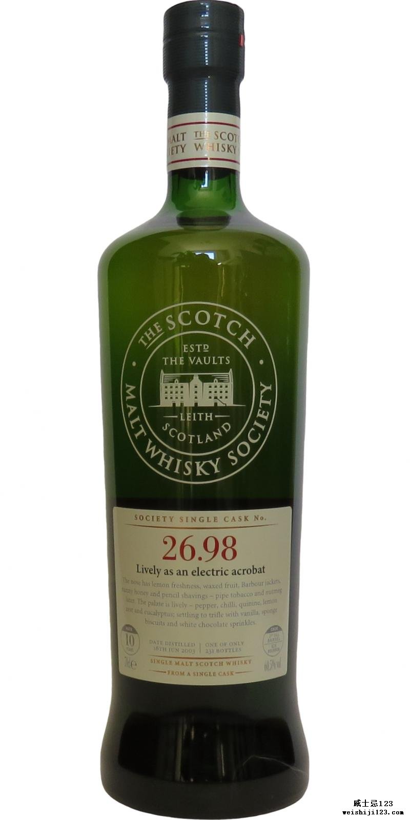 Clynelish 2003 SMWS 26.98