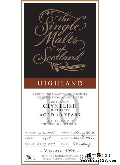 Clynelish 1996 SMS