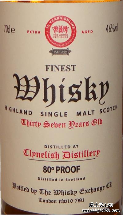 Clynelish 37-year-old SMS