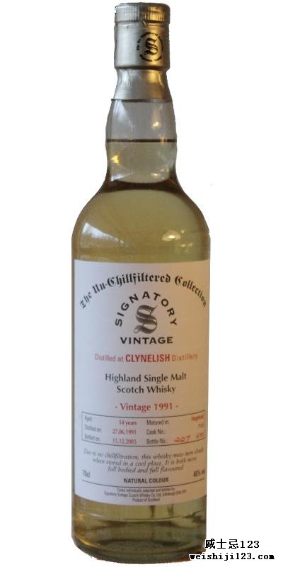 Clynelish 1991 SV