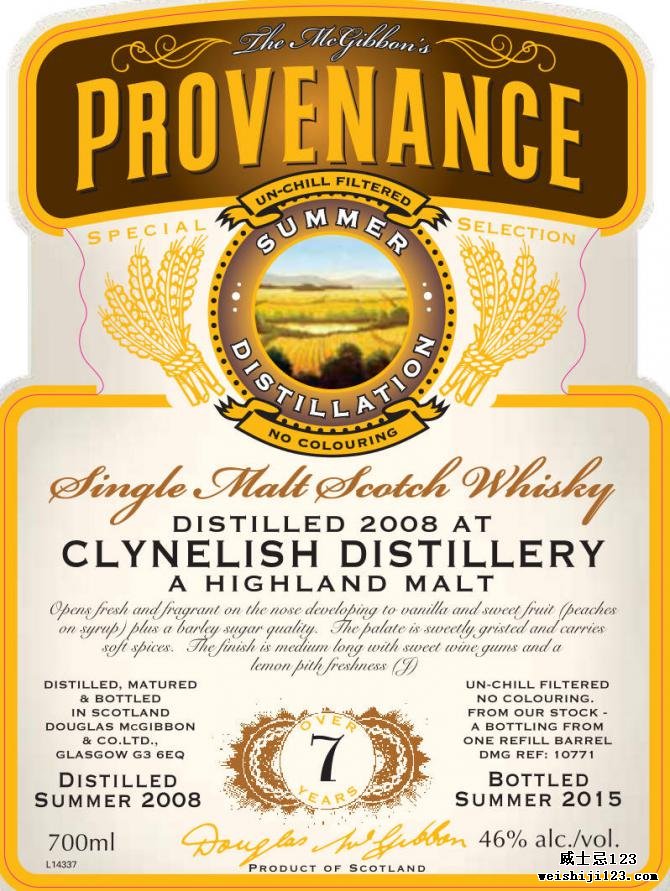 Clynelish 2008 McG