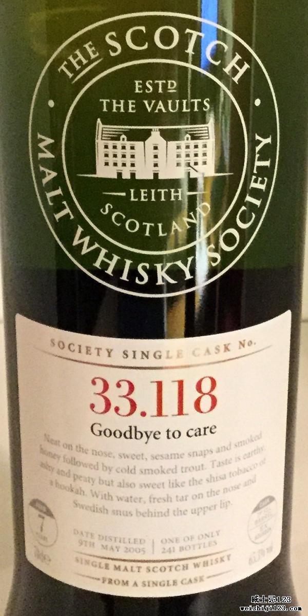 Ardbeg 2005 SMWS 33.118