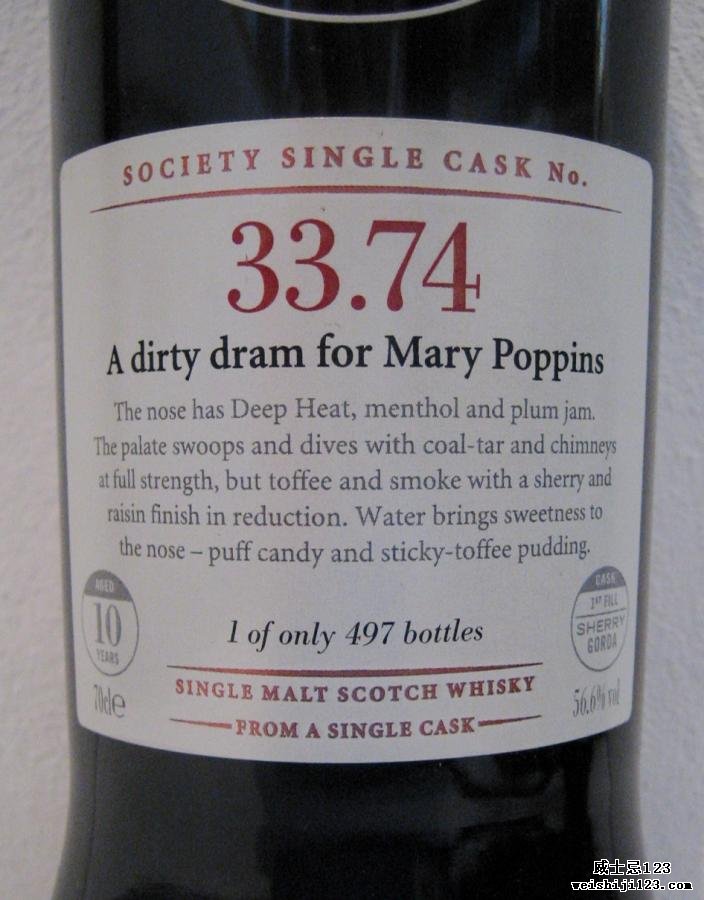 Ardbeg 1998 SMWS 33.74