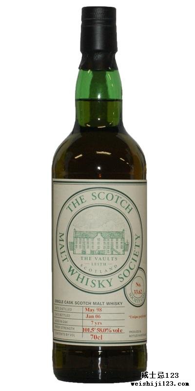 Ardbeg 1998 SMWS 33.62