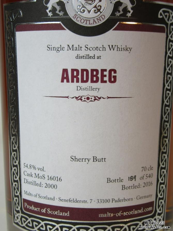 Ardbeg 2000 MoS