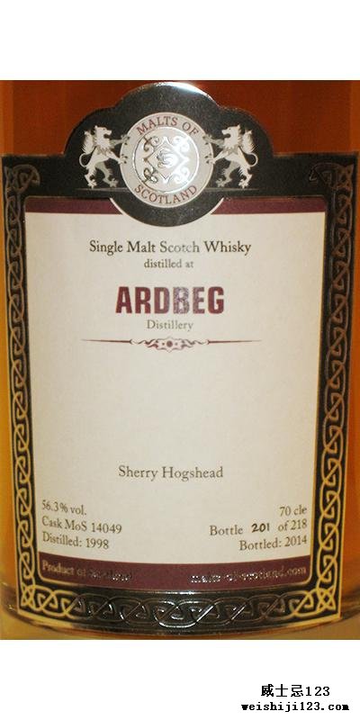 Ardbeg 1998 MoS