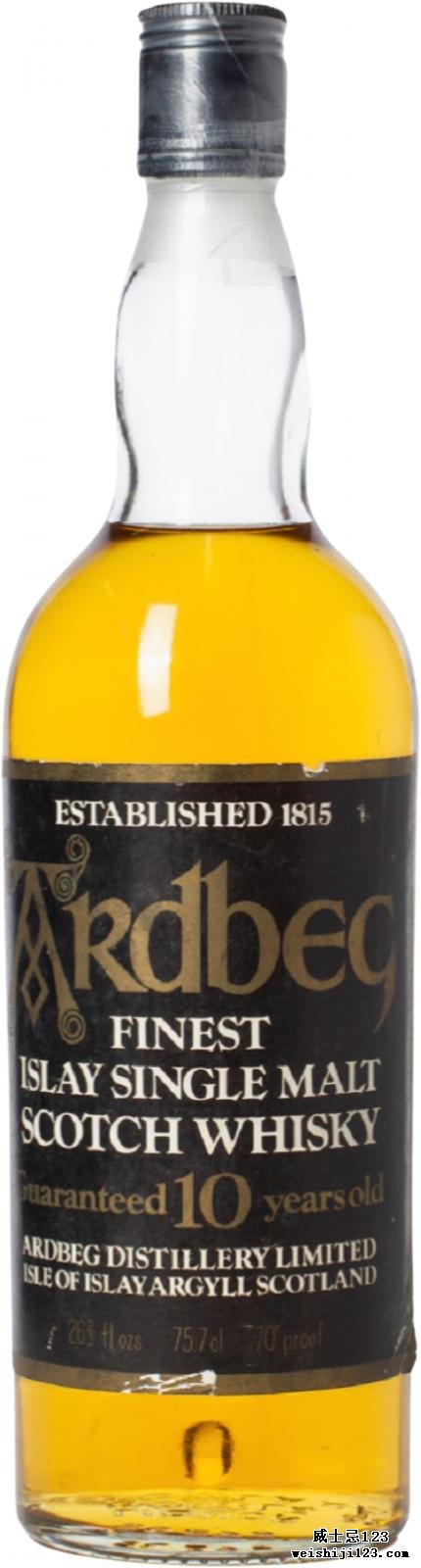 Ardbeg Guaranteed 10 years old