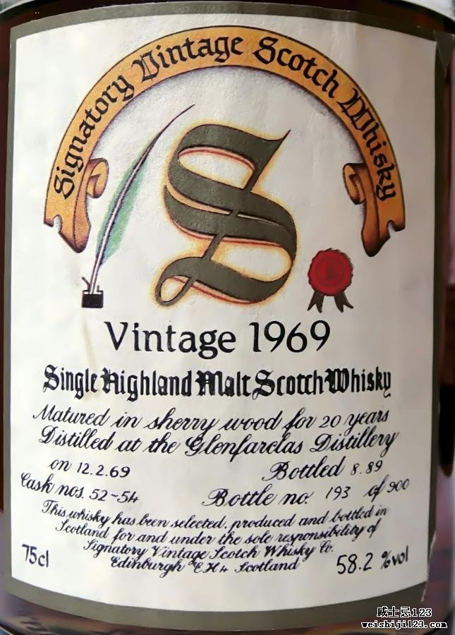 Glenfarclas 1969 SV