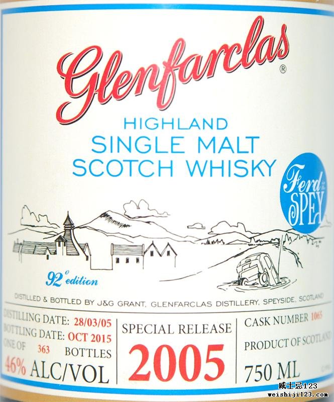 Glenfarclas 2005 - Ferd in the Spey