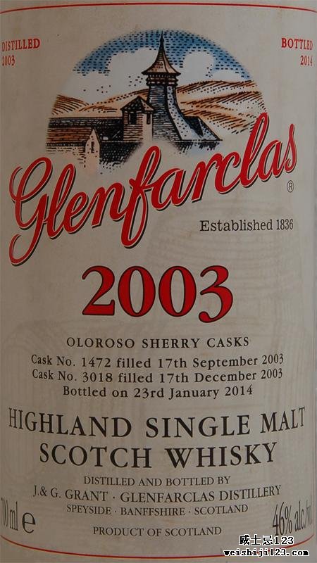 Glenfarclas 2003