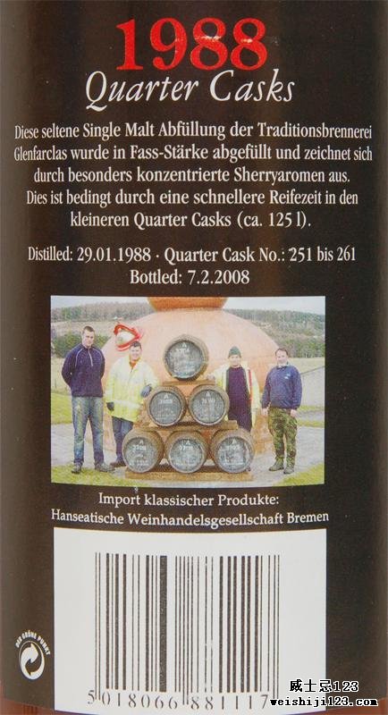 Glenfarclas 1988 Quarter Casks