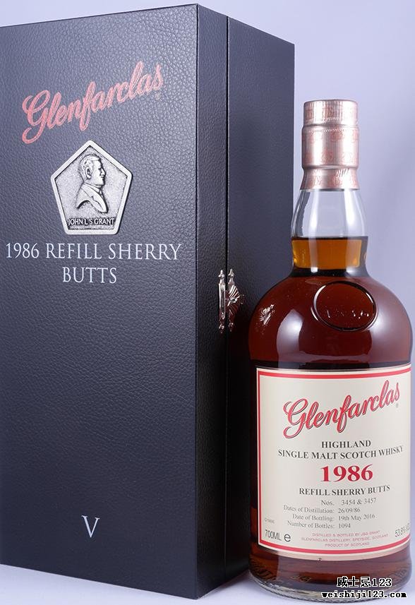 Glenfarclas 1986 - Refill Sherry Butts