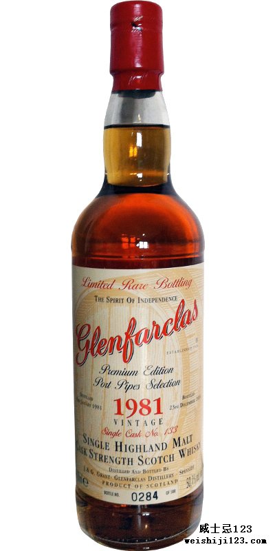 Glenfarclas 1981 Limited Rare Bottling