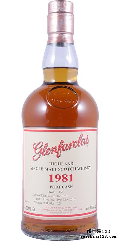 Glenfarclas 1981 - Port Cask