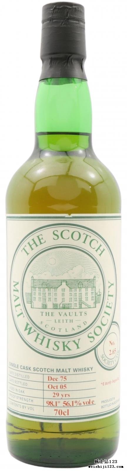 Glenlivet 1975 SMWS 2.65