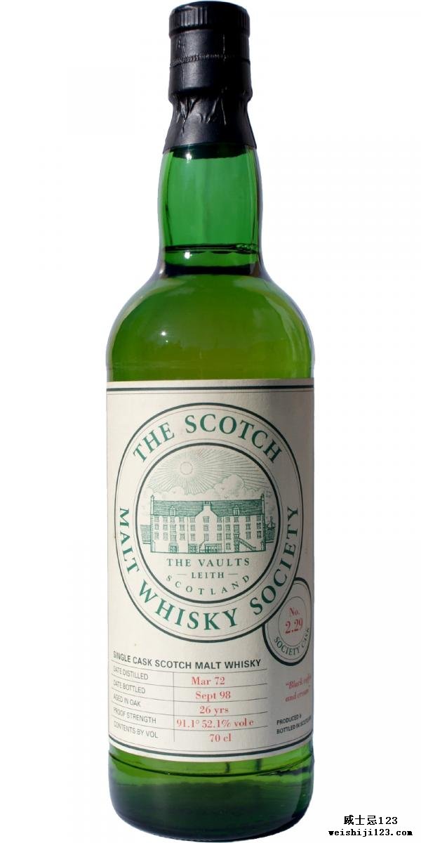 Glenlivet 1972 SMWS 2.29