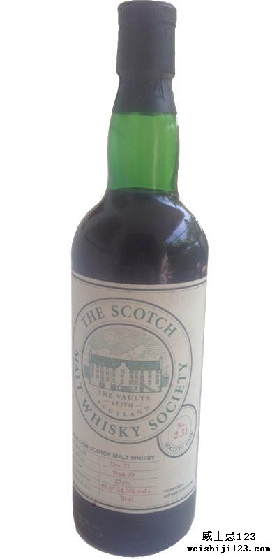 Glenlivet 1971 SMWS 2.31