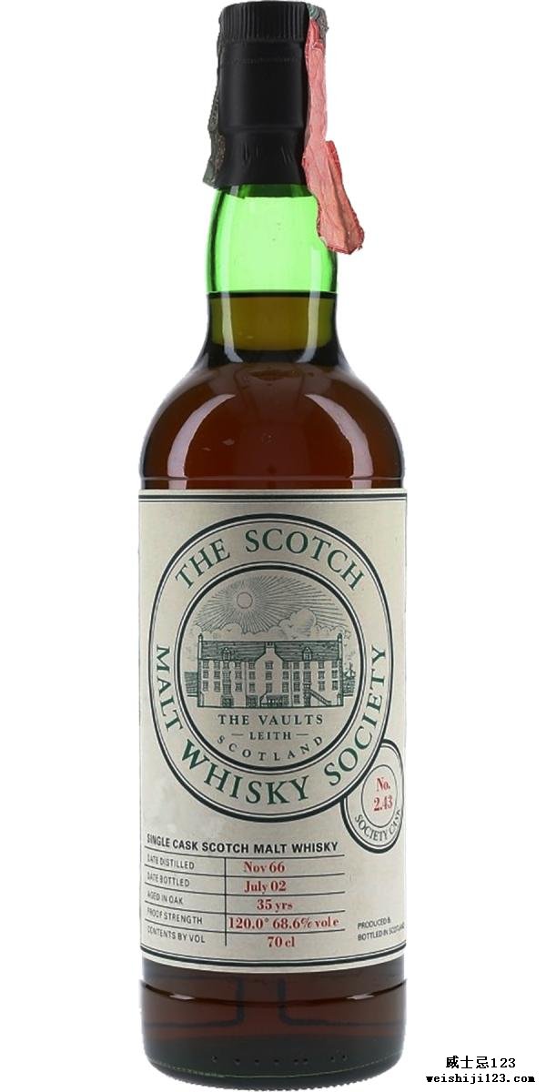 Glenlivet 1966 SMWS 2.43