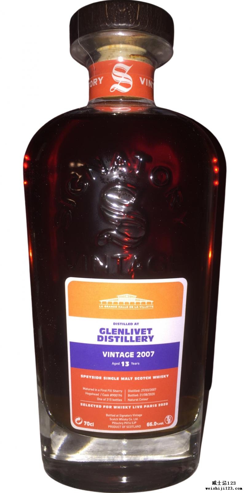 Glenlivet 2007 SV