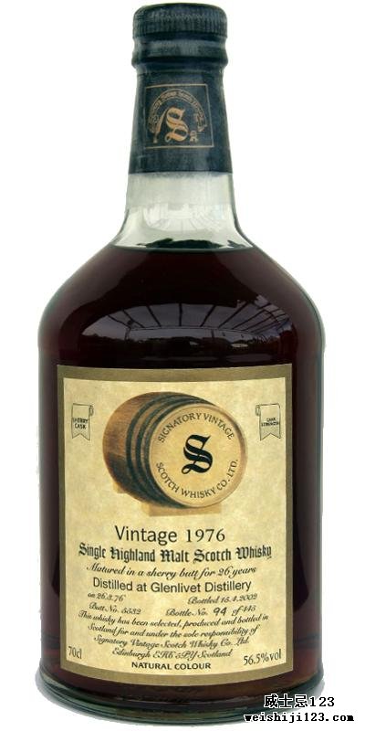 Glenlivet 1976 SV