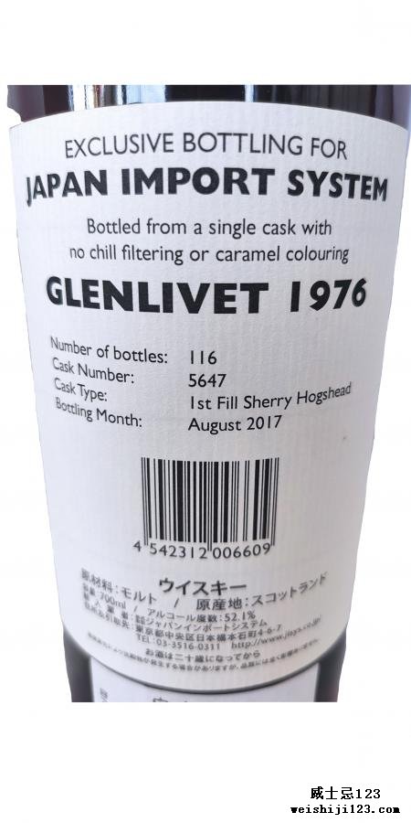 Glenlivet 1976 GM