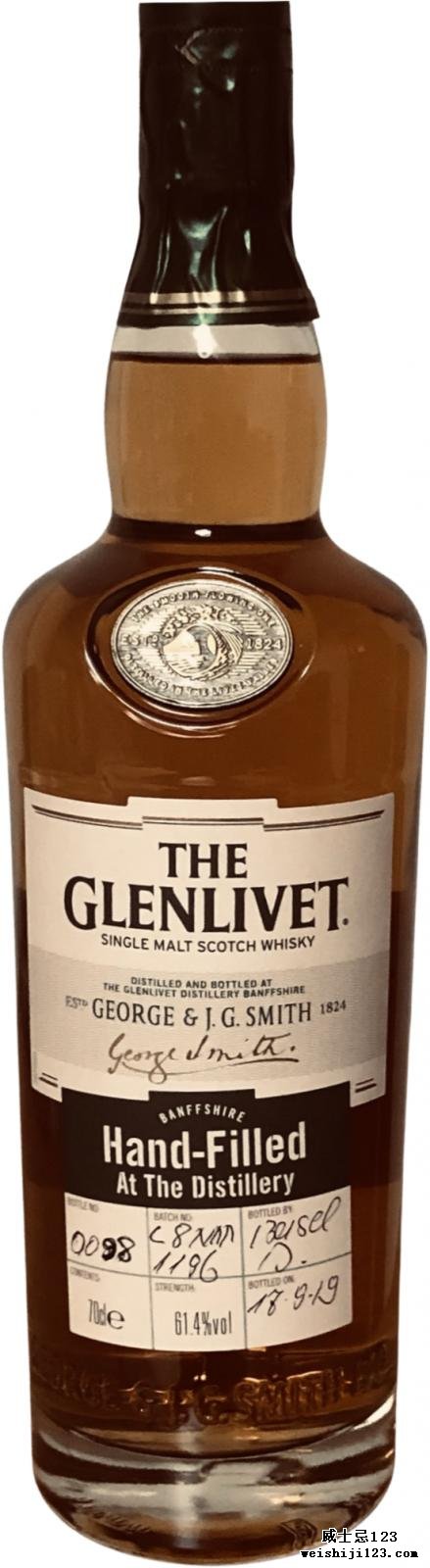 Glenlivet Hand-Filled at the Distillery