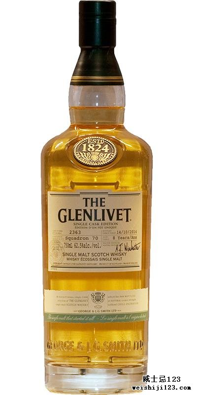 Glenlivet 08-year-old - Squadron 70