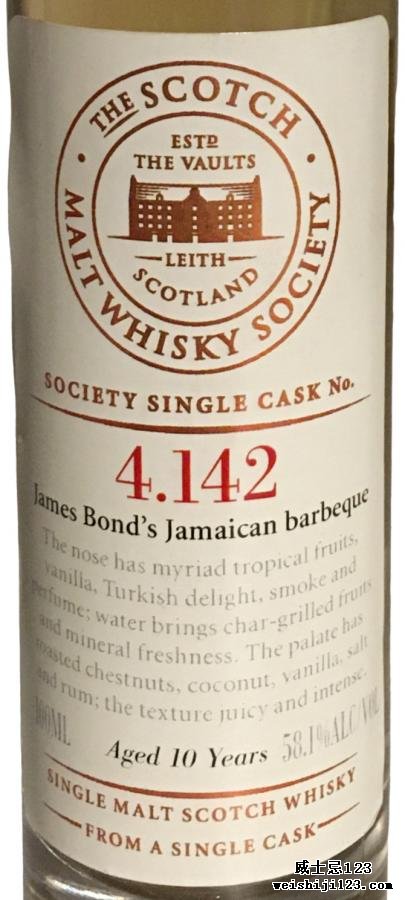 Highland Park 10-year-old SMWS 4.142