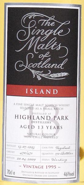 Highland Park 1995 SMS