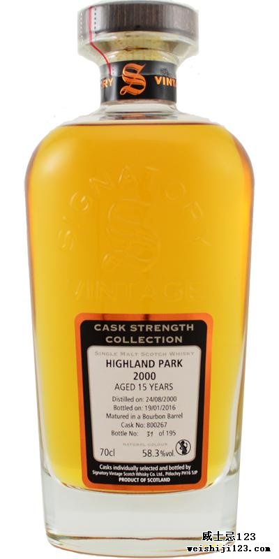 Highland Park 2000 SV